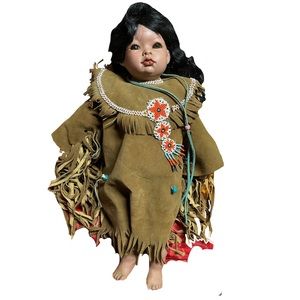 Native American Porcelain Doll!!